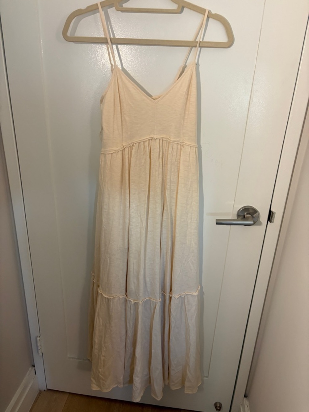 American Eagle Beige Heather Maxi Dress